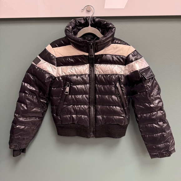 SAM black down fill puffer jacket